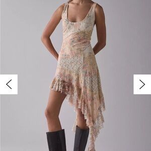 Kimchi Blue Floral Asymmetrical Dress